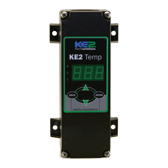 KE2 Temp + Defrost Installation Manual