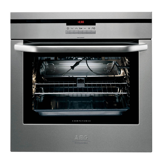 AEG COMPETENCE B8871-4 Electric Oven Manuals