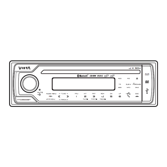 VIETA VTC2500BT Owner's Manual