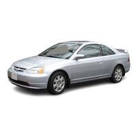 Honda Civic Coupe 2001 Owner's Manual