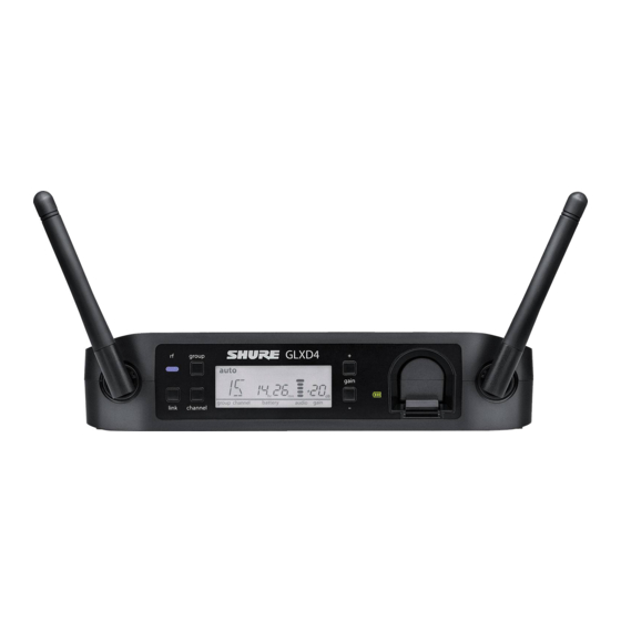 Shure GLX-D User Manual