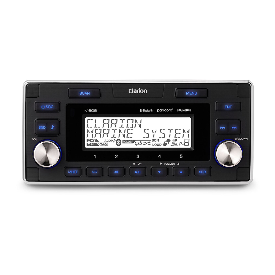 CLARION M608 OWNER