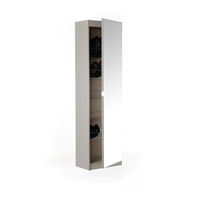 GFW MIRROR SHOE CABINET Assembly Instructions Manual