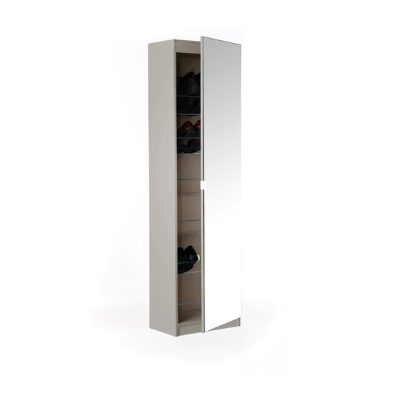 GFW MIRROR SHOE CABINET Assembly Instructions Manual