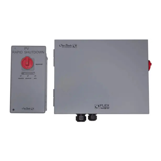 OutBack Power FLEXWare FLEXmax 100 Quick Start Manual