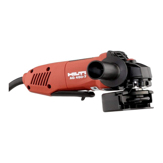 Hilti AG 450-7 Original Operating Instructions
