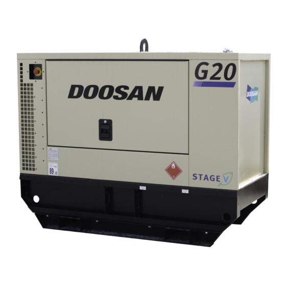 Doosan G20 Operation & Maintenance Manual