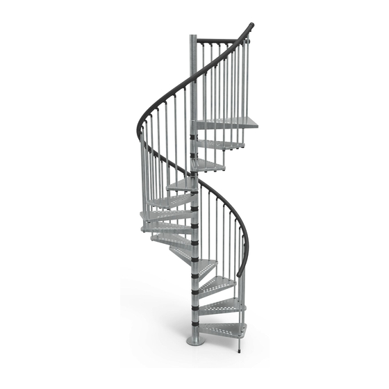 Misterstep EXTERIOR ZINK Spiral Staircase Manuals