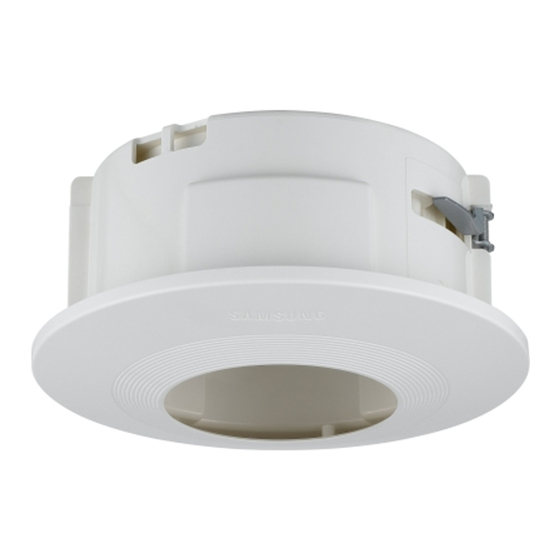 Wisenet In-ceiling Housing Installation Manual