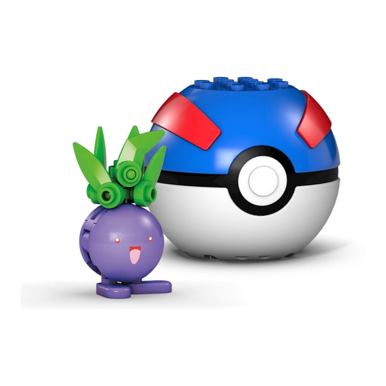 Mega Construx POKEMON WONDER BUILDERS ODDISH MYSTHERBE MYRAPLA Instructions