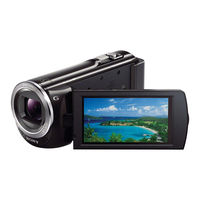 Sony HDR-CX380B Operating Manual