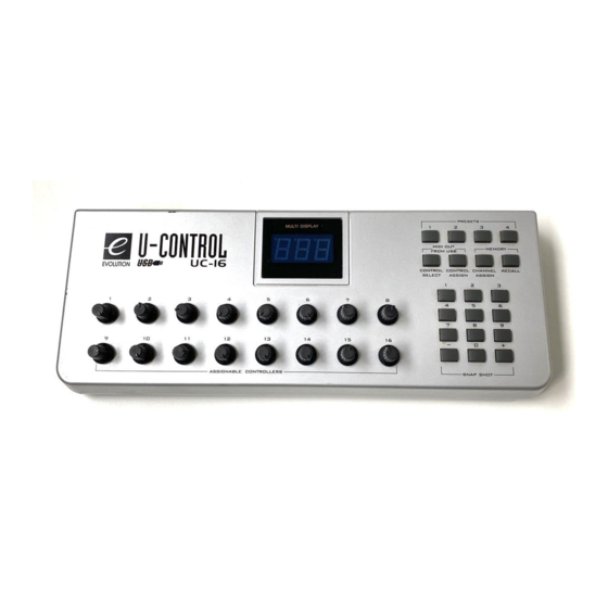 Evolution UC-16 Manual