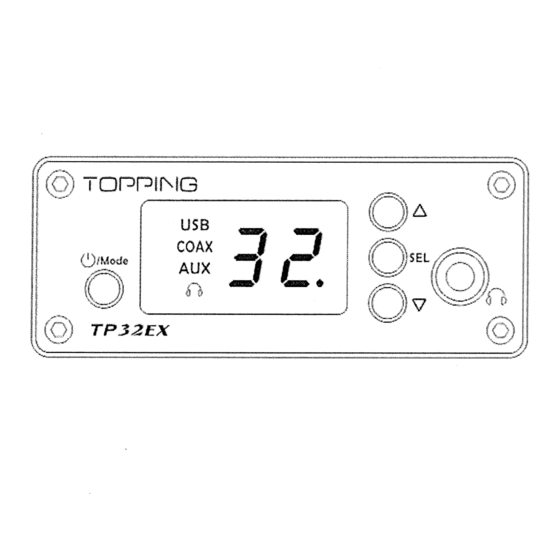 TOPPING TP32EX User Manual