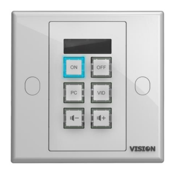 Vision techconnect control 3 Manuals