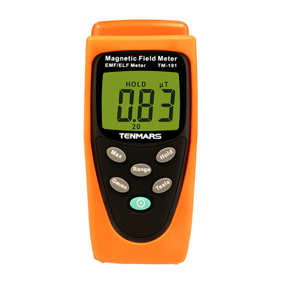 Tenmars TM-191 Manual