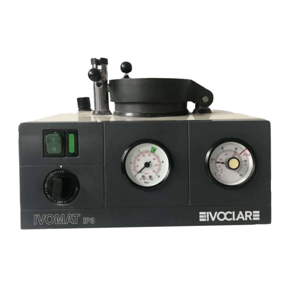 Ivoclar Vivadent Ivomat IP3 Manuals