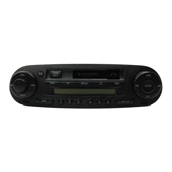 Clarion PU-1569A-C Car Stereo Manuals
