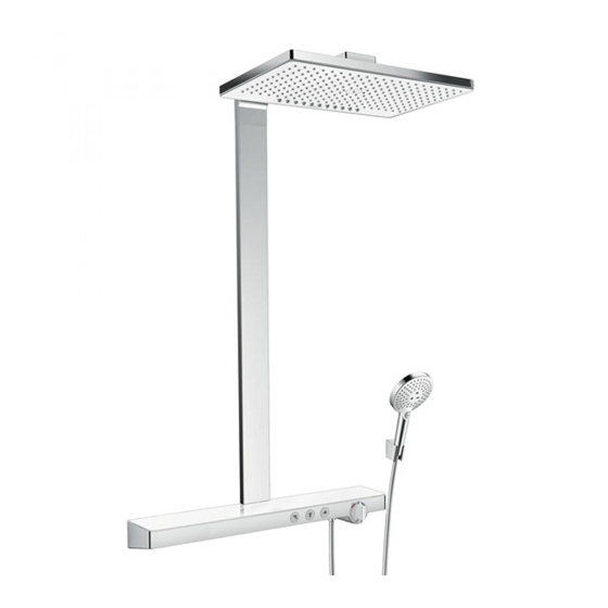 Hans Grohe Rainmaker Select 460 2jet Showerpipe 27109400 Instructions For Use/Assembly Instructions