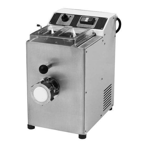 Gastrodomus TR 75/E Operating And Maintenance Manual