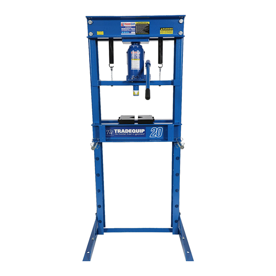 TradeQuip 1061T Owner's Manual