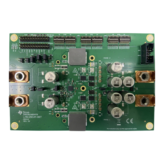 Texas Instruments LM5125EVM-BST Manuals
