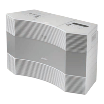 Bose Acoustic Wave Owner's Manual