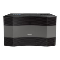 Bose Acoustic Wave Music System Owner's Manual
