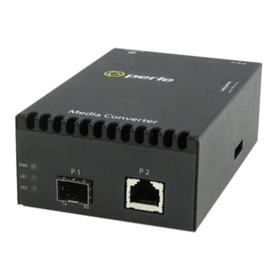 Perle S-10GRT-SFP Installation Manual