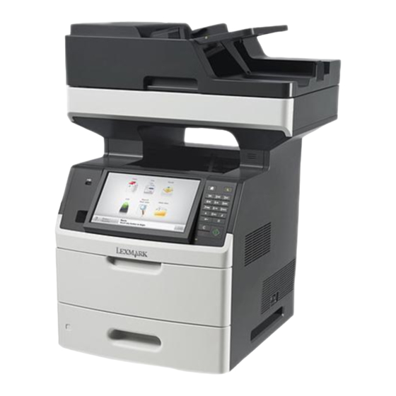 Lexmark MX711de User Manual