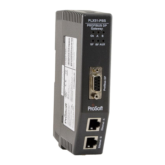 ProSoft PLX51-PBS User Manual