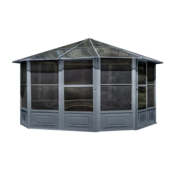 Gazebo penguin 41212MR-12 SAND Assembly Instructions Manual