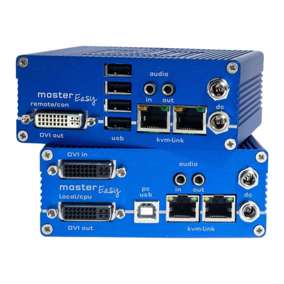 KVM-TEC MASTERflex KT-6012 Manual