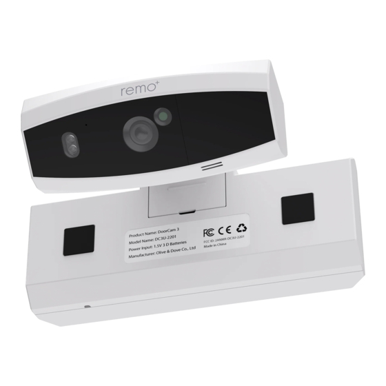 Remo+ DoorCam 3 Quick Start Manual