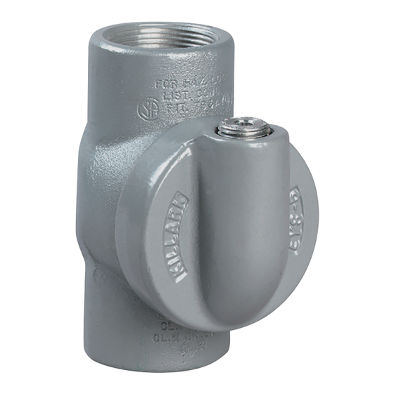 Hubbell KILLARK EYS Installation, Operation & Maintenance Data Sheet