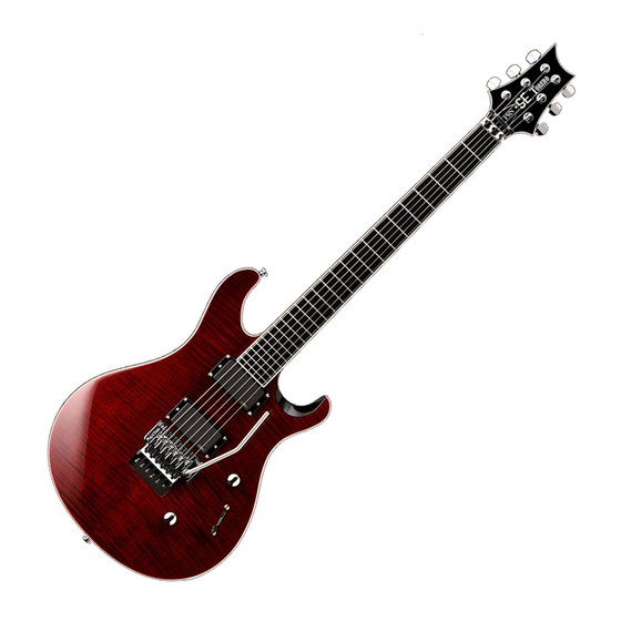 PRS Guitars SE Torero Supplementary Manual
