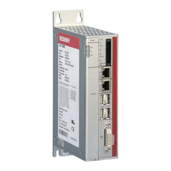 Beckhoff C6915 Manual