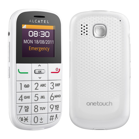 Alcatel onetouch 282 Manuals