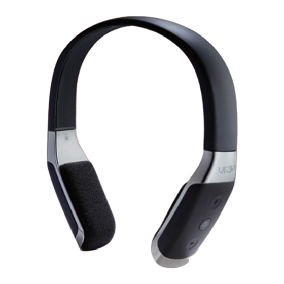 User Manuals: Vizio XVTHB100 Headphones