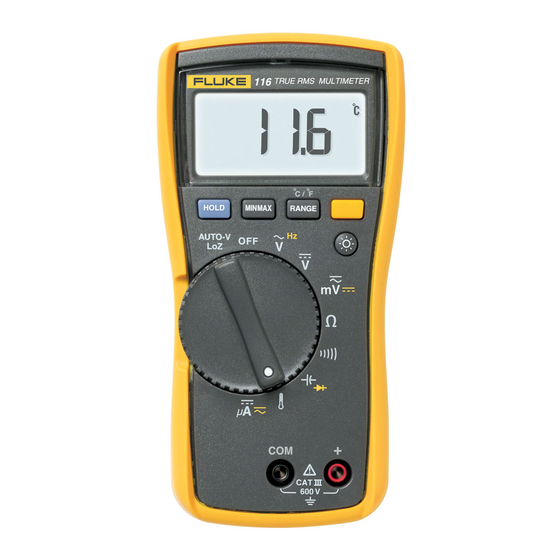 Fluke 116 Specifications