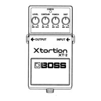 Boss XT-2 Xtortion Owner's Manual