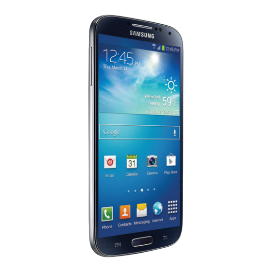 Samsung GALAXY S4 Quick Reference Manual