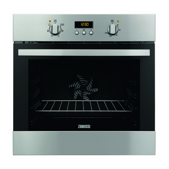 Zanussi ZOB25601 Built-in Oven Manuals