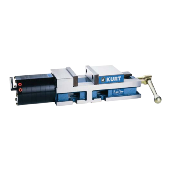 Kurt 3600A Series Operating Instructions Manual