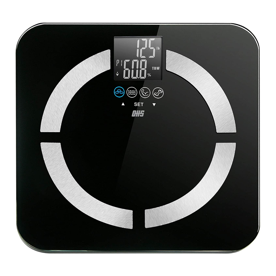 Optima Home Scales CONTOUR User Manual