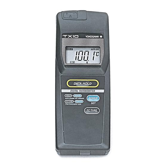 YOKOGAWA TX1001 User Manual
