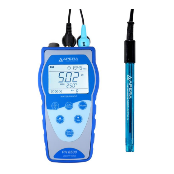 Apera Instruments PH8500 User Manual