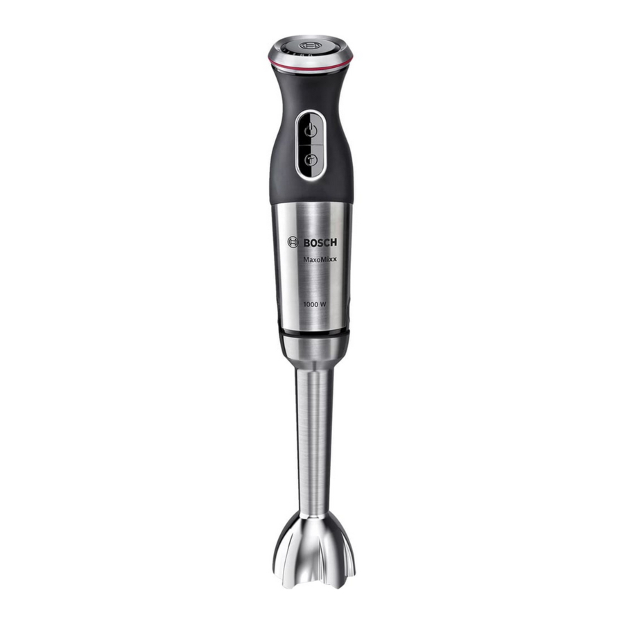 Bosch MaxoMixx MS8CM6 Series User Manual