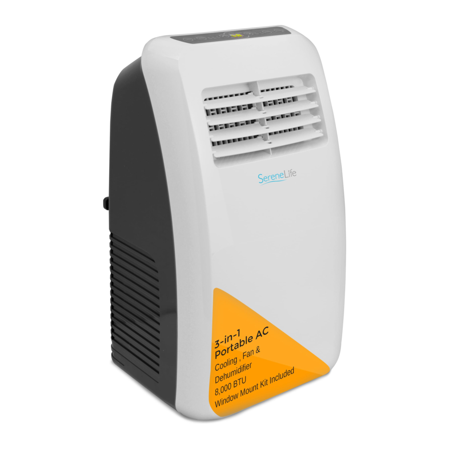 SereneLife SLPAC8 - Portable Air Conditioner Manual