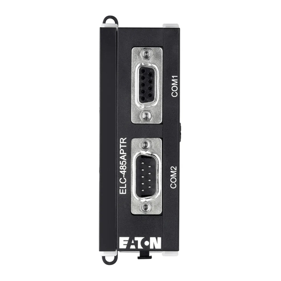 Eaton ELC-485APTR Instruction Sheet