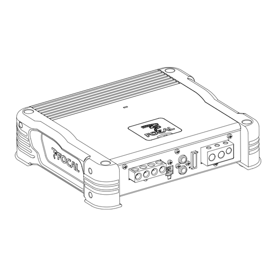 Focal FPP1000 User Manual